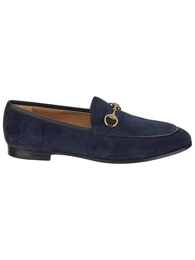 Jordaan Leather Loafers Blue - GUCCI - BALAAN 3