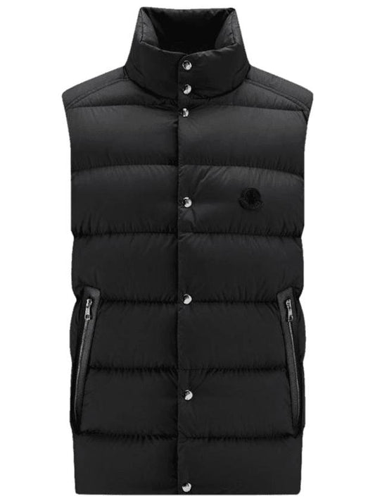 Men's Herniaire Down Vest Black - MONCLER - BALAAN 1