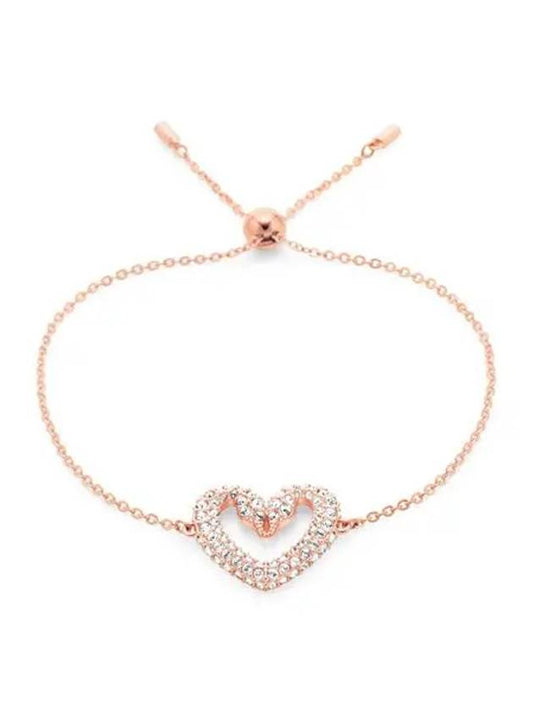 Heart pendant bracelet rose gold - SWAROVSKI - BALAAN 2