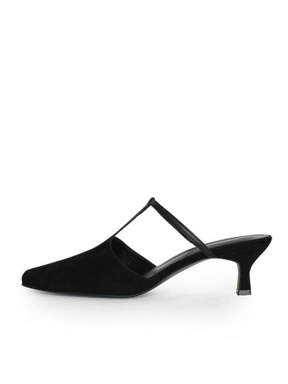 T Pointed Heel Mule Black - COMMEGEE - BALAAN 2