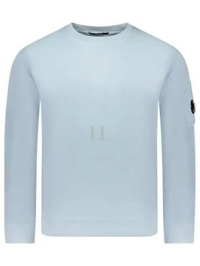 Cotton Diagonal Fleece Lens Sweatshirt Blue - CP COMPANY - BALAAN 2