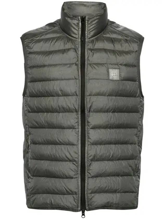 Chamber R Nylon Down Vest Musk Green - STONE ISLAND - BALAAN 2