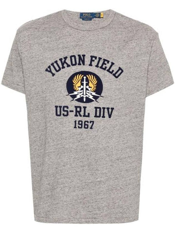 Yukon Field Short Sleeve T-Shirt Grey - POLO RALPH LAUREN - BALAAN 1