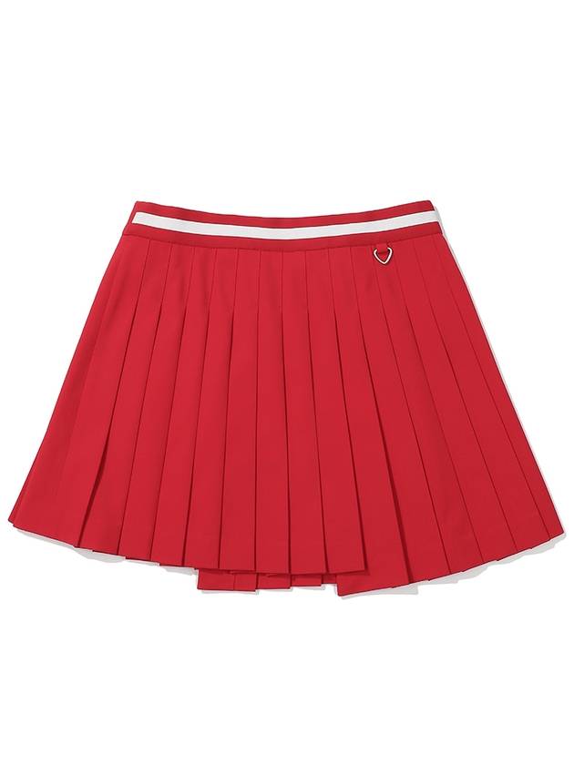 Unbalanced wrap skirt RED WOMAN - MALBON GOLF - BALAAN 2