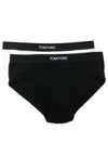 Men's Cotton Logo Waistband Briefs 2 Pack - TOM FORD - BALAAN 2