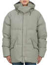 Artic Hooded Down Short Padding Grey - TEN C - BALAAN 4