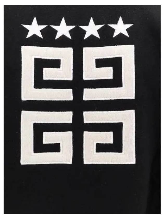 4G Star Logo Wool Bomber Jacket Black - GIVENCHY - BALAAN 4