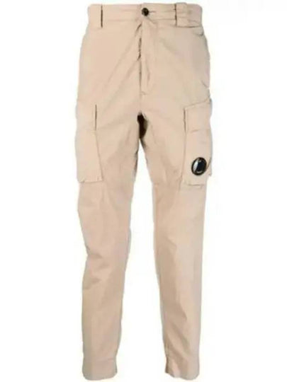 50 Fili Stretch Lens Wappen Cargo Straight Pants Beige - CP COMPANY - BALAAN 2