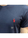 Men's Embroidered Pony Short Sleeve T-Shirt Navy - POLO RALPH LAUREN - BALAAN 7