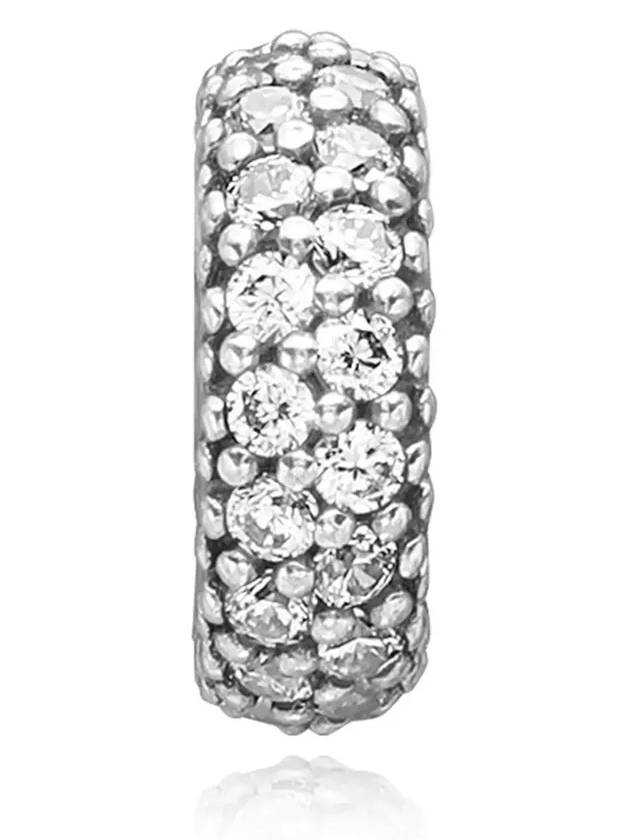 Pave Inspiration Spacer Charm Silver - PANDORA - BALAAN 4