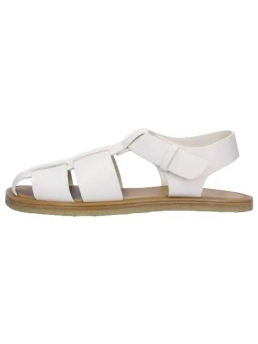 Fisherman leather sandals milk - THE ROW - BALAAN 1