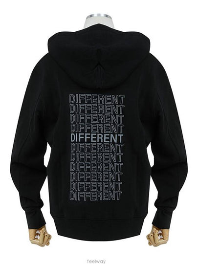 Back Lettering Printed Hoodie Black - MONCLER - BALAAN 2