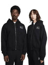 Nike Zipup Hood Black FJ9175 010 - STUSSY - BALAAN 3