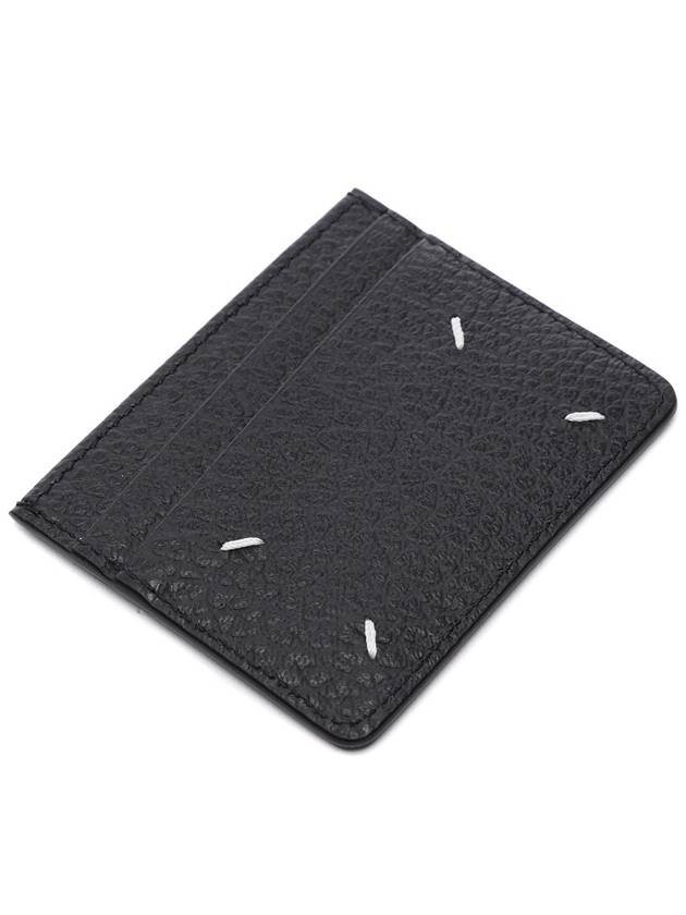 Four Stitch Card Wallet Black - MAISON MARGIELA - BALAAN 6