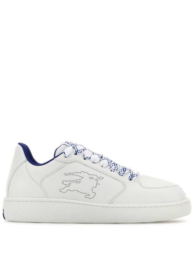 Stock Leather Low Top Sneakers White - BURBERRY - BALAAN 2