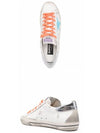 Men's Lettering Silver Tab Superstar Low Top Sneakers White - GOLDEN GOOSE - BALAAN 6