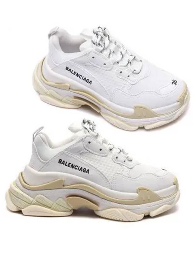 Triple S Low-Top Sneakers White - BALENCIAGA - BALAAN 2