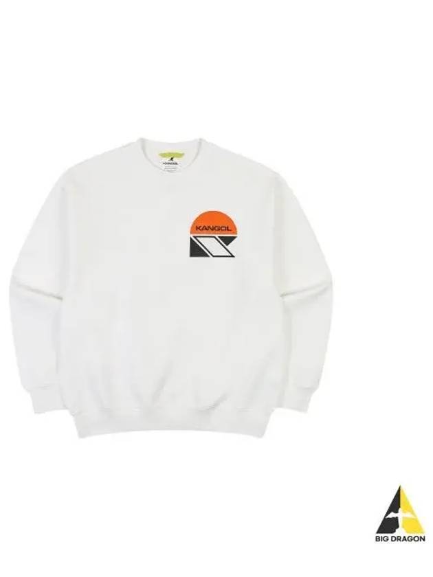 CRS Basic Sweatshirt 9001 White - KANGOL - BALAAN 1