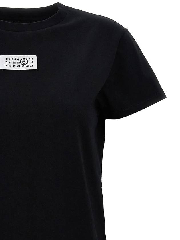 Logo Short Sleeve T-Shirt Black - MAISON MARGIELA - BALAAN 4