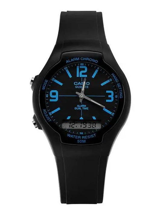 AW 90H 2BVDF AW 90H 2B Anal Digital Men’s Urethane Watch - CASIO - BALAAN 2