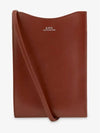 Jamie Neck Pouch Mini Bag Brown - A.P.C. - BALAAN 3