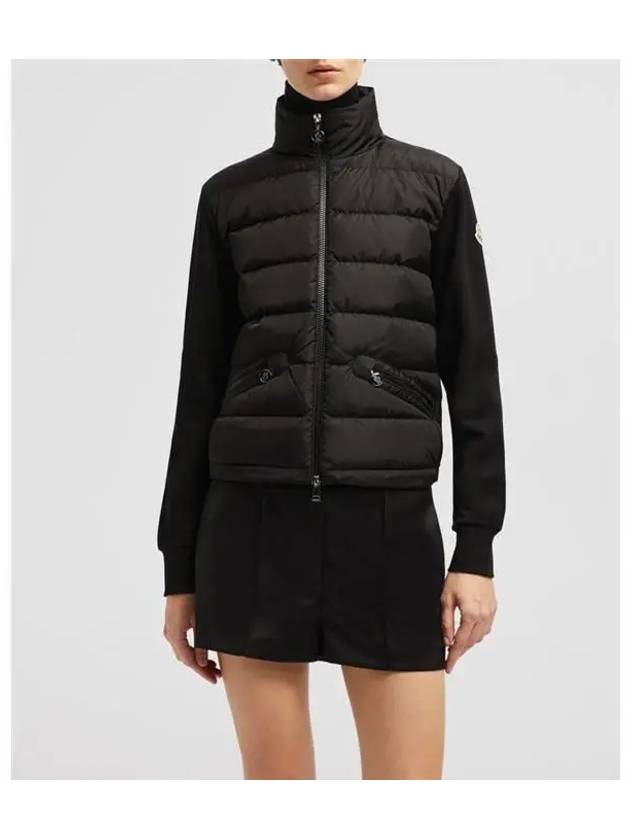 women s zip up padding black - MONCLER - BALAAN 4