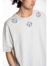 Men's Three Faced T shirt ivory whyso06 - WHYSOCEREALZ - BALAAN 1