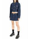 40 MiuMiu Women s Denim Crop Cut Blouson Jacket - MIU MIU - BALAAN 2