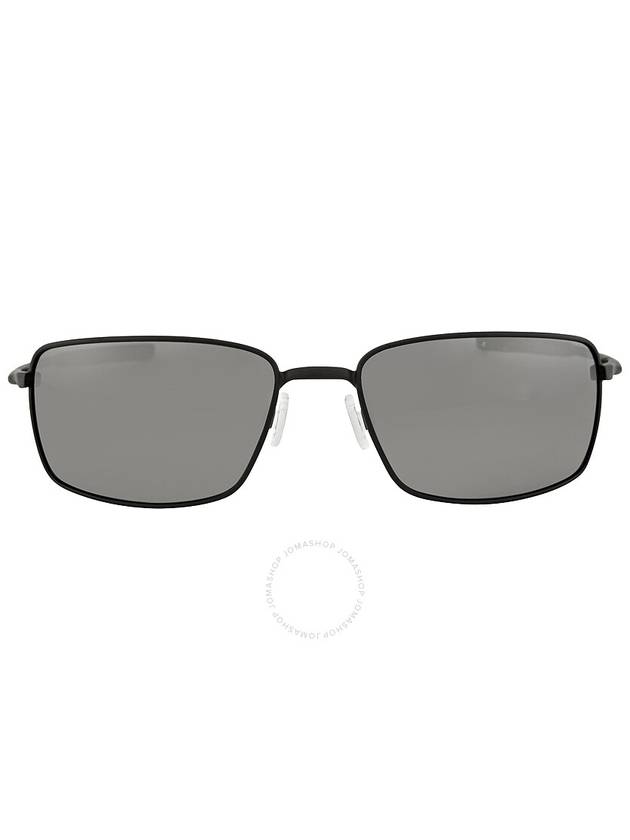 Oakley Square Wire Black Iridium Rectangular Men's Sunglasses OO4075 407505 60 - OAKLEY - BALAAN 1