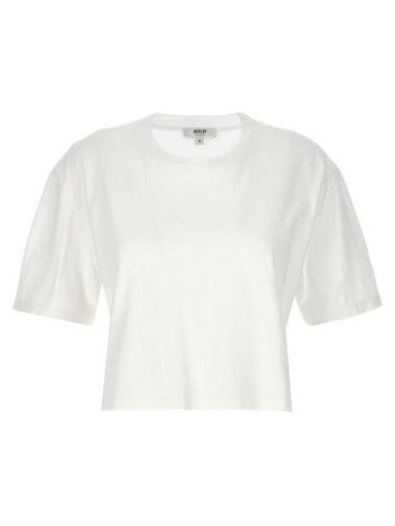 Anya Short Sleeve T-Shirt White - AGOLDE - BALAAN 1