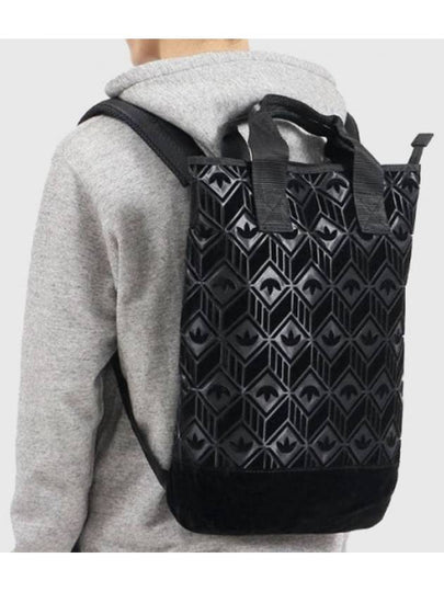 3D Trefoil All Over Backpack Black - ADIDAS - BALAAN 2