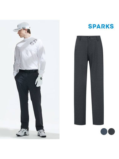 pattern straight fit long pants pants SO1MPA003 - SPARKS - BALAAN 1