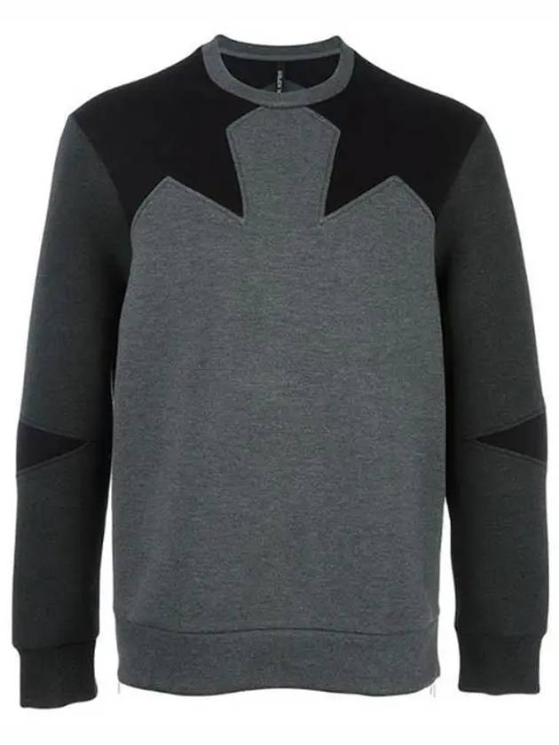 Starpanel Sweatshirt PBJS191V E520C 1240 - NEIL BARRETT - BALAAN 7