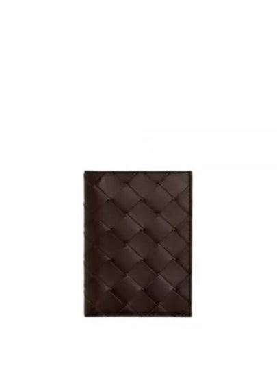 Intrecciato Flap Calfskin Card Holder Fondant - BOTTEGA VENETA - BALAAN 2