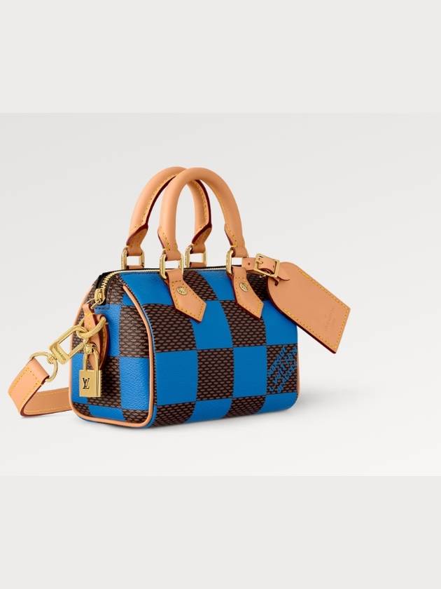 Speedy 18 Bandoulière Damier Pop Blue - LOUIS VUITTON - BALAAN 3