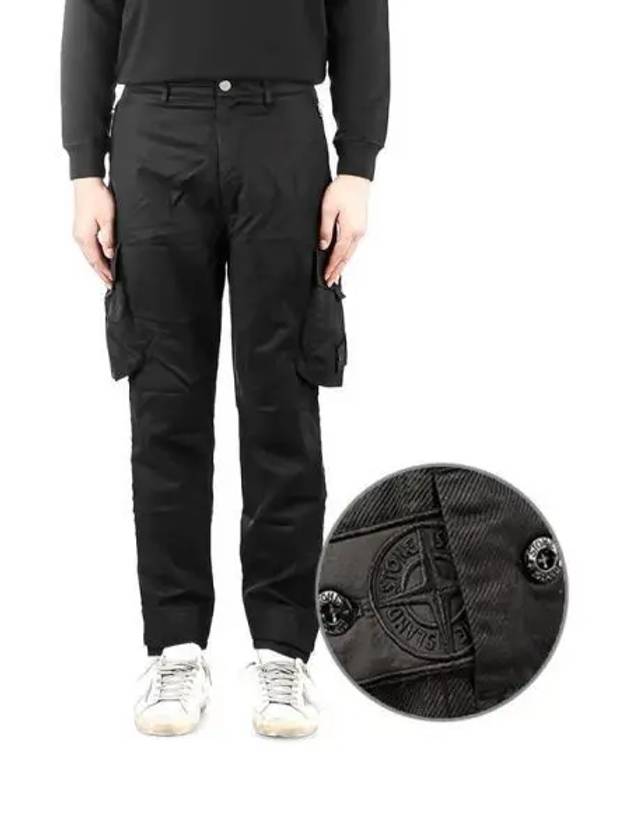 Shadow Project Cargo Straight Pants Black - STONE ISLAND - BALAAN 2