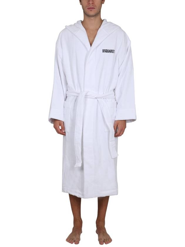 BATHROBE WITH Logo D7P404220110 B0040186600 - DSQUARED2 - BALAAN 4