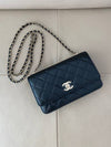 Trendy CC WOC Chain Bag Cross Bag Lambskin Black Gold A80982 - CHANEL - BALAAN 10