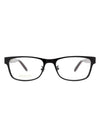 Eyewear Square Titanium Glasses Black - GUCCI - BALAAN.