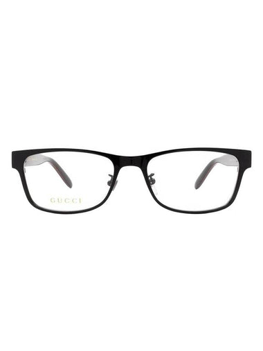 Eyewear Square Titanium Eyeglasses Black - GUCCI - BALAAN 1