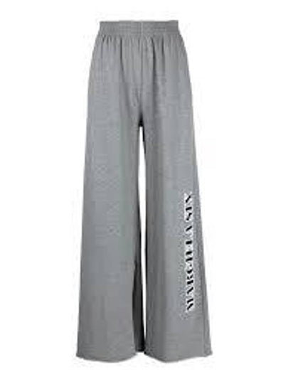 Logo Cotton Wide Pants Grey - MAISON MARGIELA - BALAAN 2