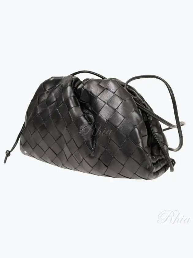 Intrecciato Mini Pouch Bag Black - BOTTEGA VENETA - BALAAN 2