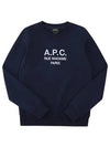 Women's Tina Logo Sweat Sweatshirt Navy - A.P.C. - BALAAN 2