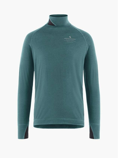 Men's Fafne Turtleneck Long Sleeve T-Shirt Dark Deep Sea - KLATTERMUSEN - BALAAN 2