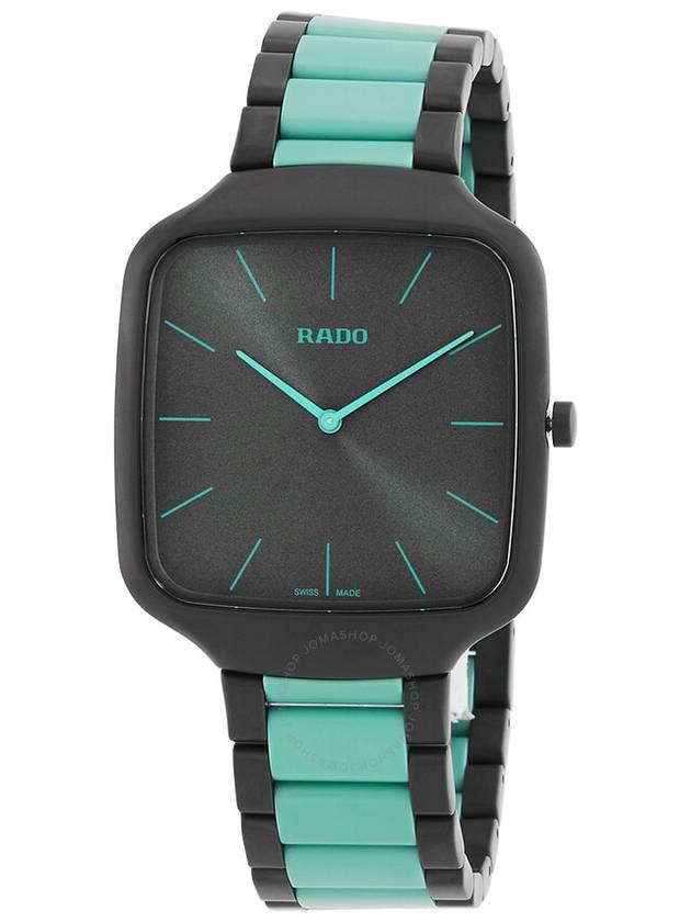 Rado Limited Edition True Square Quartz Iron Grey Dial Unisex Watch R27045162 - RADO - BALAAN 1