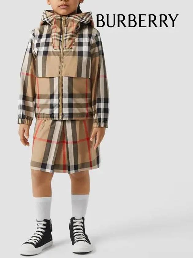 Kids Vintage Check Mini Skirt Beige - BURBERRY - BALAAN 6