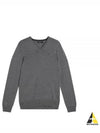 Lymann Merino V-Neck Knit Top Grey Melange - J.LINDEBERG - BALAAN 2