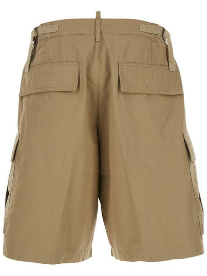 'Icon New Generation' Beige Cargo Shorts In Cotton Man - DSQUARED2 - BALAAN 2