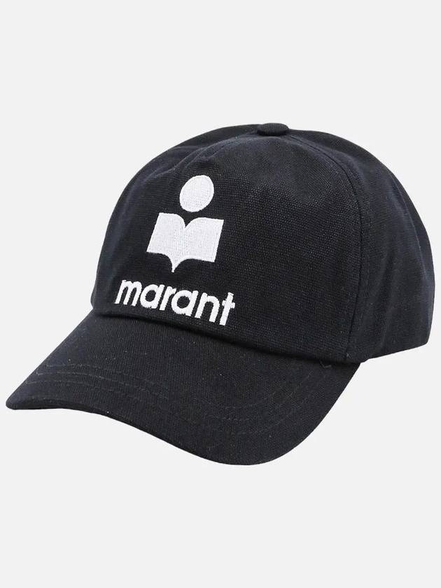 Tyron Logo Ball Cap Black - ISABEL MARANT - BALAAN 4