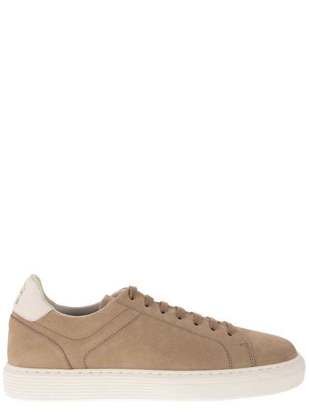 Suede Low Top Sneakers Beige - BRUNELLO CUCINELLI - BALAAN 2